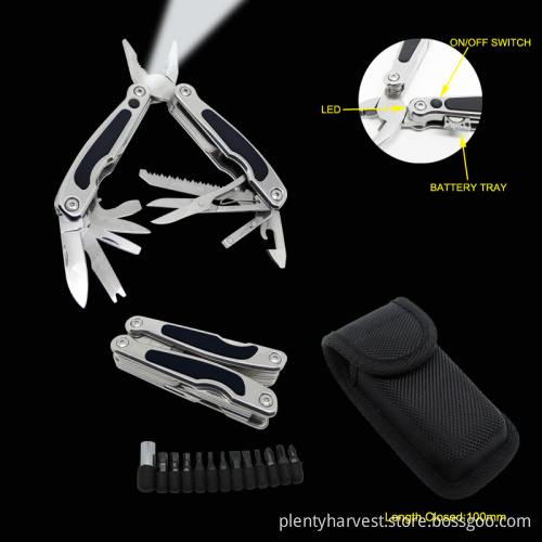 Own Design Highest Top Quality Multi Function Tools with LED Torch (#8129BTF)